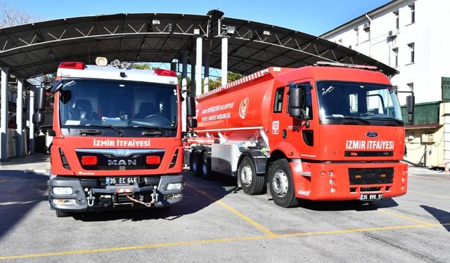 İzmir'de belediye otobüsündeki yangın korkuttu!