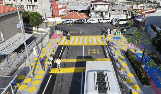 İzmir'de dönüşüm başladı: Okul çevreleri güvenli hale geliyor