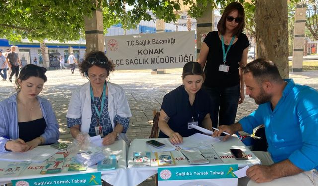 İzmir’de obeziteyle mücadele hamlesi: Konak Meydanı’nda boy ve kilo ölçümü uygulaması başladı