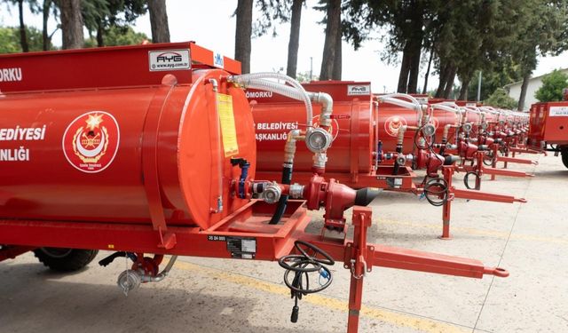 İzmir'in köylerine yangın koruması: 125 tanker daha dağıtılacak