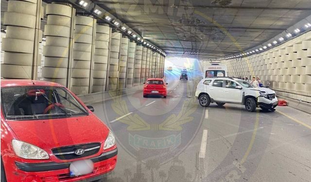 İzmirliler dikkat: Karantina alt geçidinde kaza