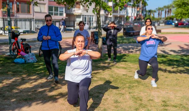 Konak’ın dört bir yanında spor keyfi