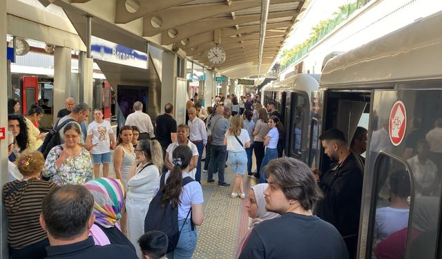 İzmir Metro'da asayiş olayı: Seferlerde gecikme yaşanıyor