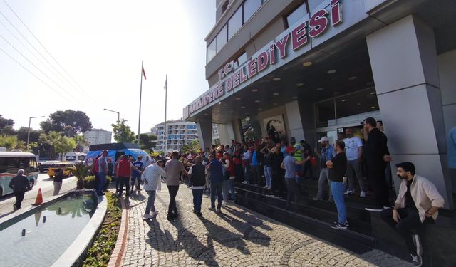 Narlıdere Belediyesi işçilerinden grev kararı!