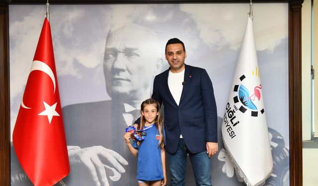Başkan Yıldız, 'Rüzgarın Kızı' ile bir araya geldi