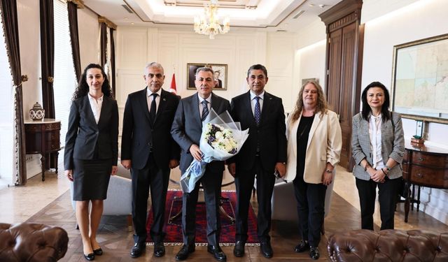 SGK İzmir’den Vali Elban’a ziyaret: Kayıt dışı istihdam masaya yatırıldı