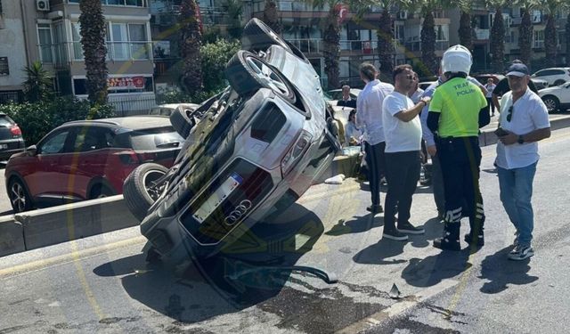 Yola çıkacak İzmirliler dikkat: Mustafa Kemal Sahil Bulvarı’nda kaza nedeniyle trafik yoğunluğu var