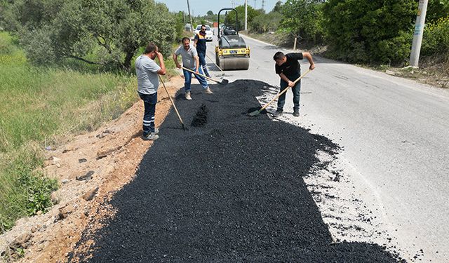 Urla'da hizmet seferberliği: Yollar onarılıyor, parkların bakımları yapılıyor