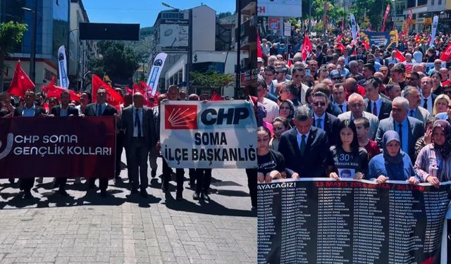 CHP'den Soma'da 301 madenci için sessiz yürüyüş: Hesapları sorulana kadar mücadelemiz sürecek