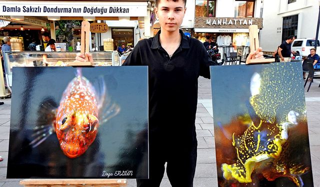 Mavi derinliklerin genç gözünden portresi: Doğa Ergün’ün su altı sergisi Çeşme’de