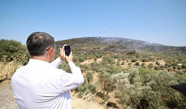 Başkan Tugay Mordoğan yangının nedenini açıkladı