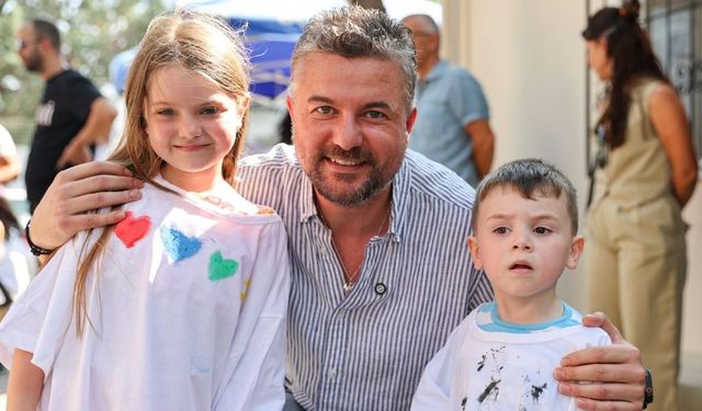 Buca'da renkli görüntüler: Başkan Duman babalarla buluştu