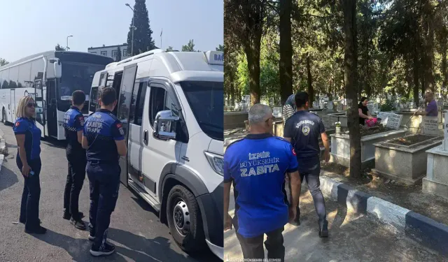 Huzurlu bir bayram için: İzmir'de zabıtalar görevde