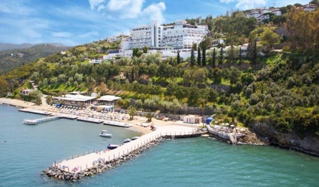 İzmir'in turistik bölgesi Sulçuk'un Mavi Bayraklı plajları