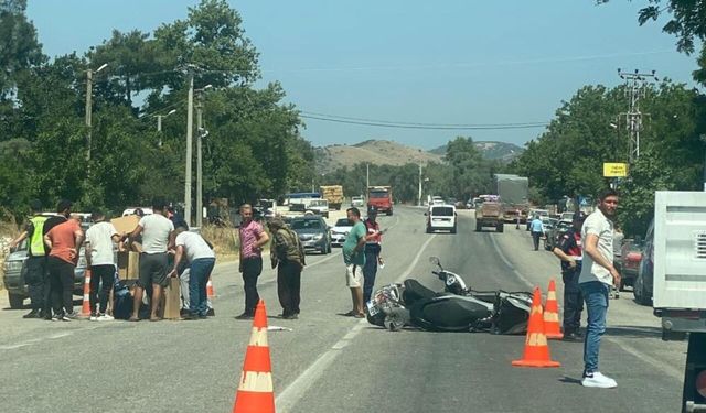 Tire'de iki motosiklet çarpıştı: 3 yaralı