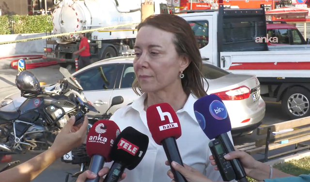 Konak Belediye Başkanı Mutlu: İtfaiyenin olağanüstü çabalarıyla yangın kontrol altına alındı