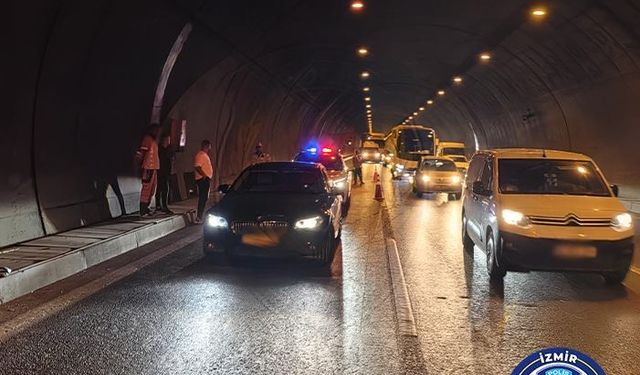 İzmirli sürücüler dikkat: Bayraklı Tünelleri'nde araç arızası var!