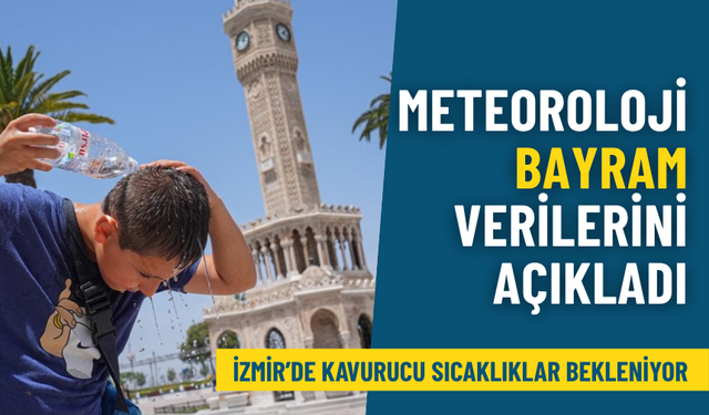 Meteoroloji bayramın üçüncü günü için verileri açıkladı: İzmir’de kavurucu sıcaklıklar bekleniyor