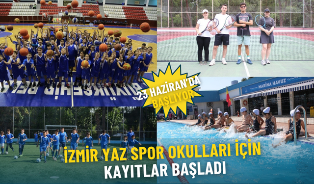 İzmir yaz spor okulları için kayıtlar başladı: 25’ten fazla branşta ücretsiz eğitim