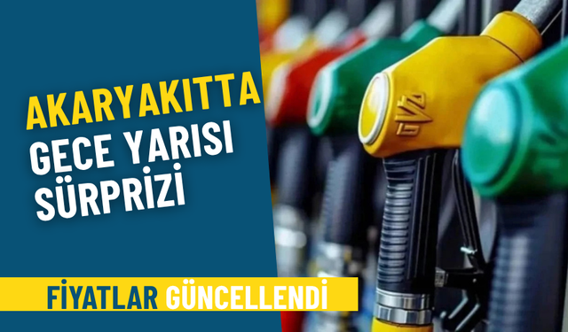 Akaryakıtta gece yarısı sürprizi, zamların ardından indirim geldi: Fiyatlar güncellendi