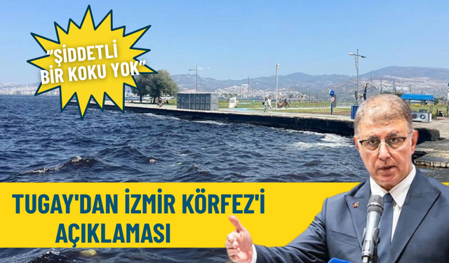 Tugay'dan İzmir Körfez'i açıklaması: Şiddetli bir koku yok