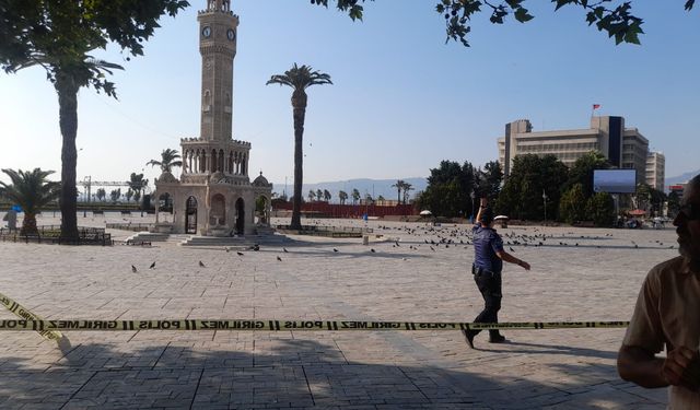 Konak Meydanı'nda şüpheli valiz alarmı!