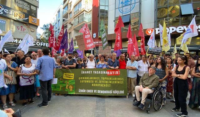İzmirli çevrecilerden Maden Yasası'na tepki:  Bu yasa doğayı değil, sermayeyi korumaktadır