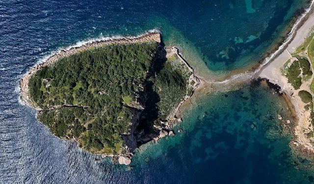 İzmir'in en ilginç yerlerinden: Bu adaya yürüyerek ulaşmak mümkün