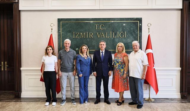İzmir Gazeteciler Cemiyeti’nden Vali Elban’a ziyaret