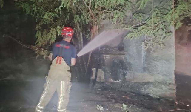 İzmir'de korkutan yangın: Otluk alanda meydana geldi