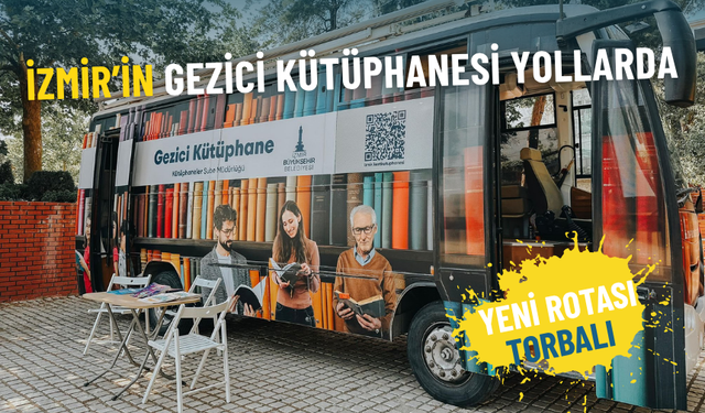 İzmir’in Gezici Kütüphanesi Yollarda: Yeni rotası Torbalı