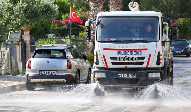 Narlıdere’de hizmet seferberliği hız kesmeden sürüyor