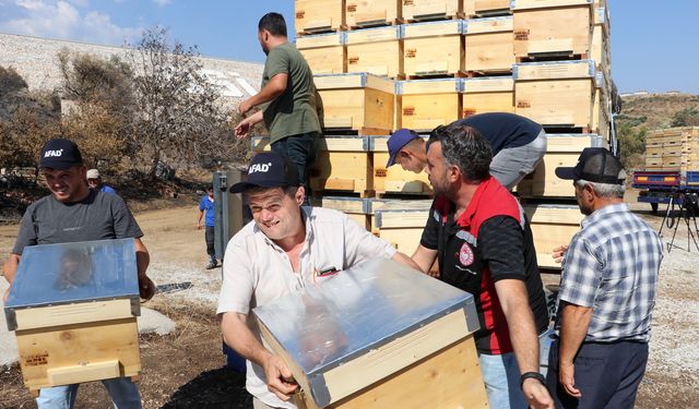 İzmir yangını sonrası köylülerin yüzü gülecek: Telef olan hayvanlar ve arı kovanlarına destek!