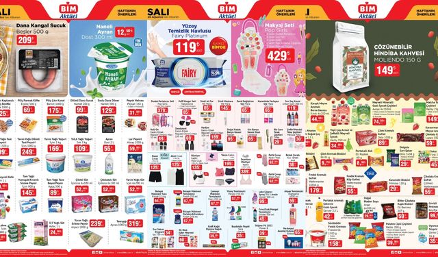 BİM 26 Ağustos aktüel kataloğunu duyurdu: Bu salı BİM'e uygun fiyatlı makyaj seti geliyor