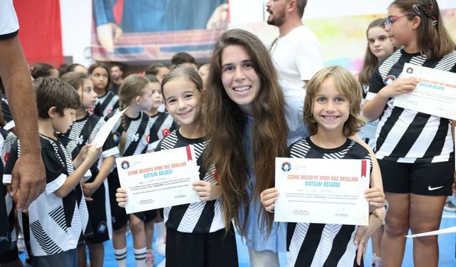Çeşme’de spor ve eğlence sertifikayla taçlandı