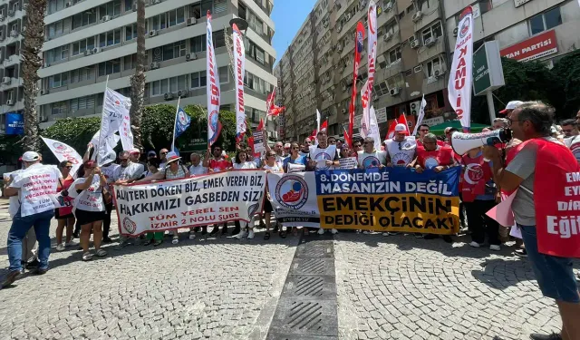 İzmir'de memurlardan zam tepkisi: Gerekirse iş bırakacağız