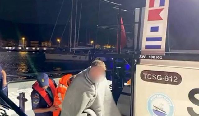 İzmir Karaburun açıklarında tekne faciası önledi: 3 kişi kurtarıldı