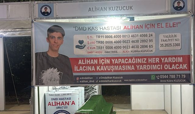 İzmir'de DMD hastası genç için kurulan standa saldırı: Vatandaşlar tepkili