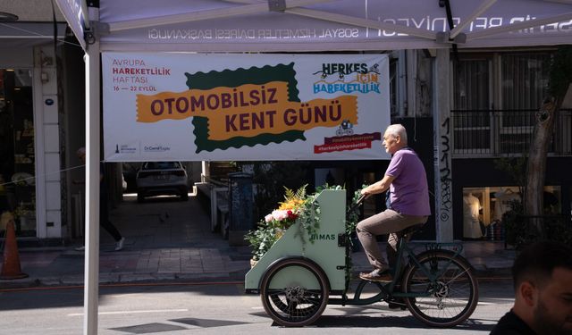 Avrupa Hareketlilik Haftası İzmir'de renkli görüntülere sahne oldu