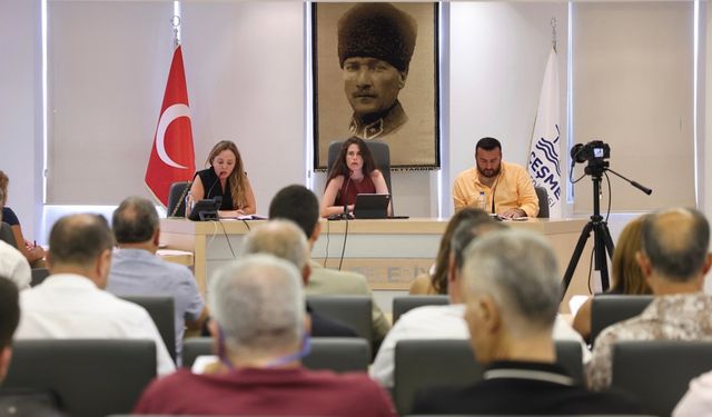 Çeşme'de meclis toplandı, Başkan Denizli müjdeleri sıraladı!