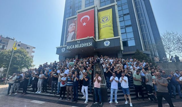 Buca' da başkan ve işçiler karşı karşıya: 15 işçi şirkete iade edildi!