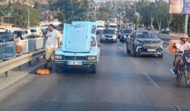 Yola çıkacak İzmirliler dikkat: Hilal Köprüsü üzerinde araç arızası var!