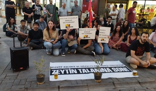 Akbelen'deki ağaç kıyımı direnişine İzmir'den destek: Yapılan tüm ülkeye yayılacak bir talanın habercisi