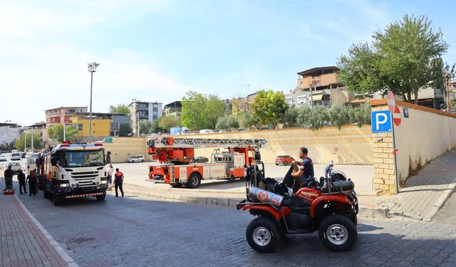 Karabağlar’da gerçeği aratmayan tatbikat