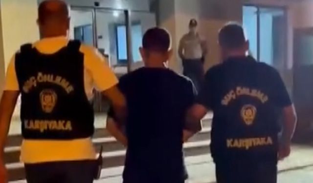 Karşıyaka’da 38 yıl hapis cezası bulunan firari yakalandı