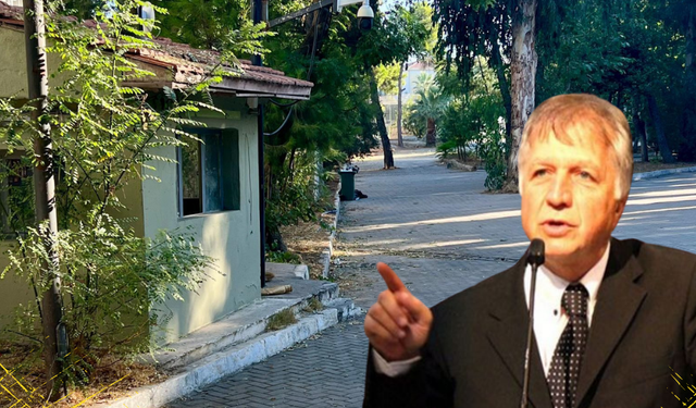İzmir’in tarihi lisesi şimdi ne halde? Bahçeler terkedilmiş, heykeller bakımsız