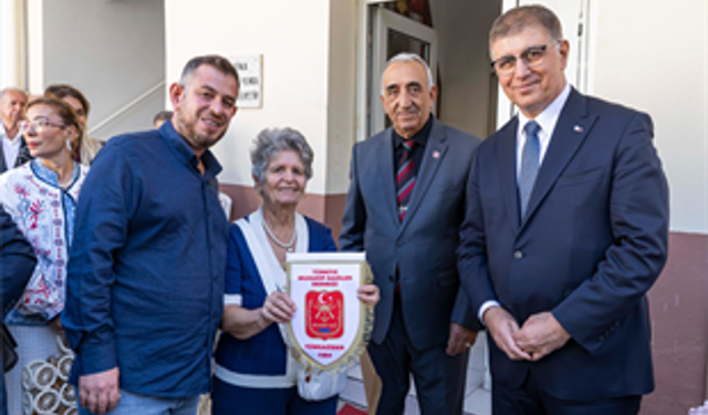 Başkan Tugay’dan gazilere ziyaret