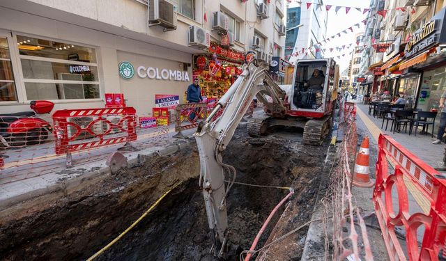 İZSU’dan Alsancak’a 250 milyon liralık altyapı yatırımı