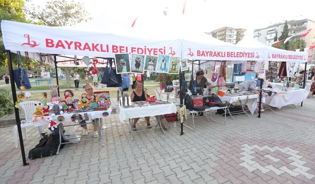 Bayraklı’da el emeği göz nuru sergi: 11 Ekim’e kadar ziyaret edilebilecek