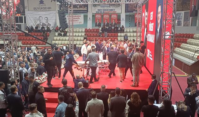 CHP İzmir İl Başkan adayı Çağatay Güç kongrede fenalaştı